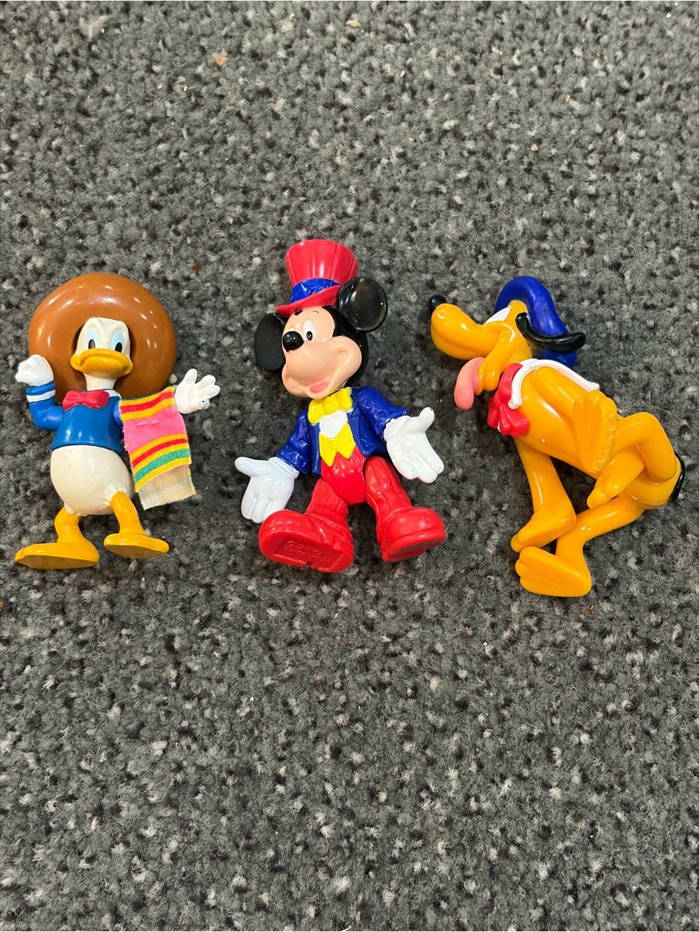 Disney Mini Figure Trio - Red, Blue, Yellow